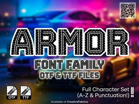 Armor: Command Attention with a Tactical Typeface