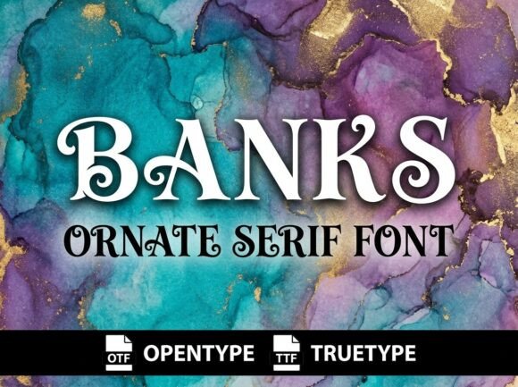 Banks: Command the Room with Authoritative Serif Style