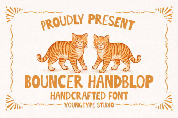 Bouncer Handblop: A Typeface with Built-In Personality