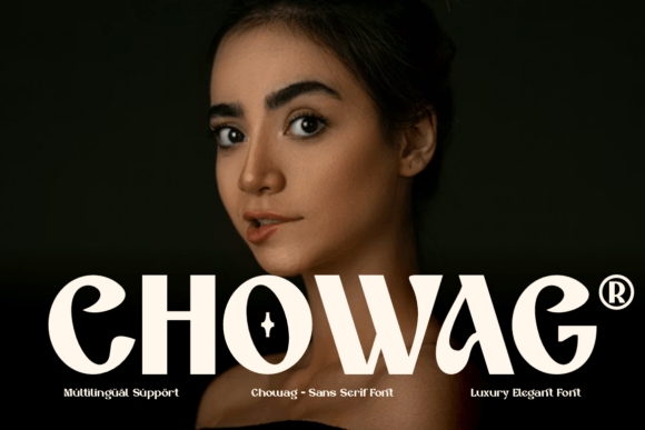 Chowag: A Bold Typeface for Modern Branding