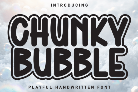 Chunky Bubble: A Font That Pops with Playful Personality