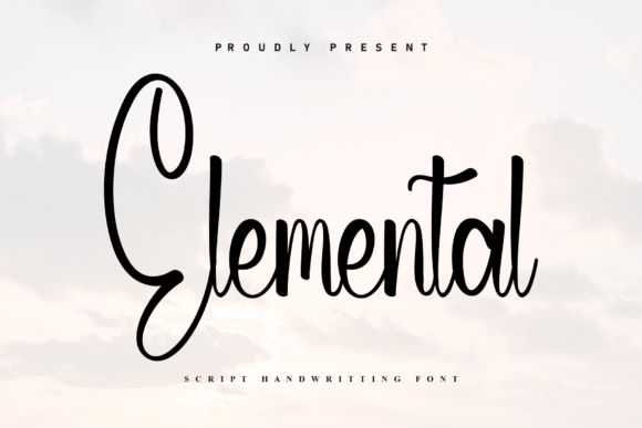 Elemental: A Handwritten Font for Modern, Casual Elegance