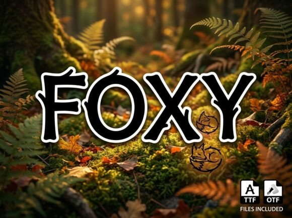 Foxy: A Display Font That Commands Attention