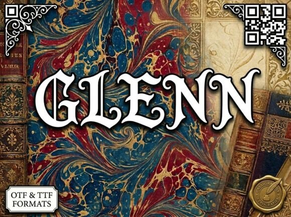 Glenn: A Creative Display Font for Unforgettable Designs