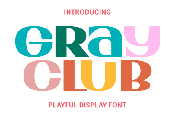 Gray Club: A Font with Playful Charm and Practical Versatility
