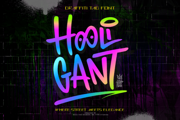 Hooligant: The Bold Tag Font for Unforgettable Design