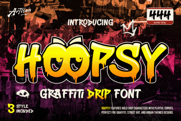 Hoopsy: Capturing Street Art Energy in Digital Type