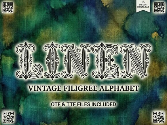 Linen: A Display Typeface for Regal and Refined Branding