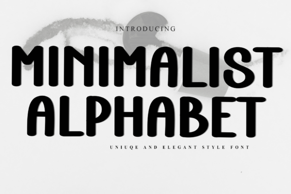 Minimalist Alphabet: A Typeface for Modern, Clean Design