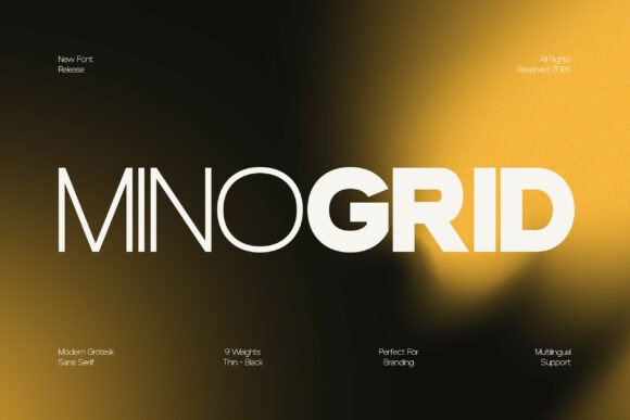 Minogrid: A Modern Grotesk for Clarity and Character