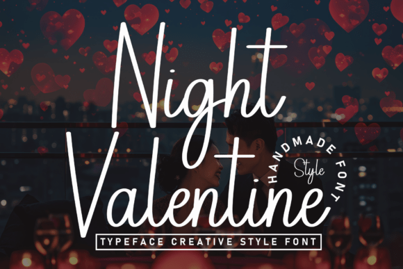 Night Valentine: The Sweet, Playful Script Font
