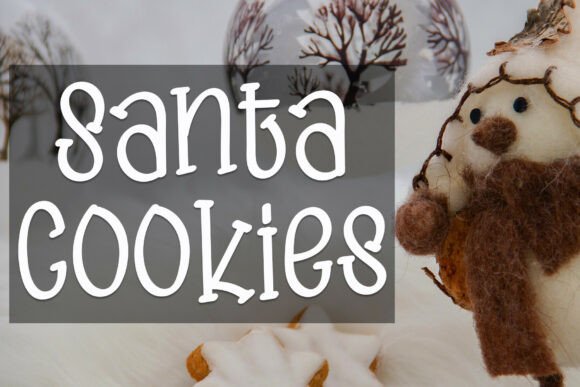 Santa Cookies: A Hand-Crafted Font for Memorable Designs