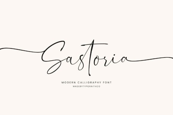 Sastoria: Where Elegance Meets Modern Handwritten Flow