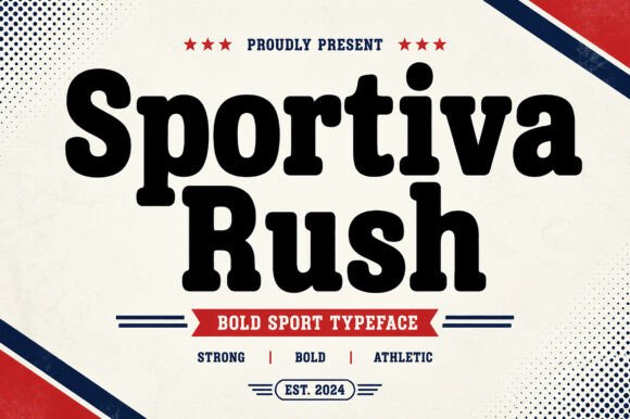 Sportiva Rush: The Athletic Typeface for Bold Branding