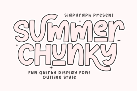 Summer Chunky Outline: Capturing That Carefree, Retro Vibe