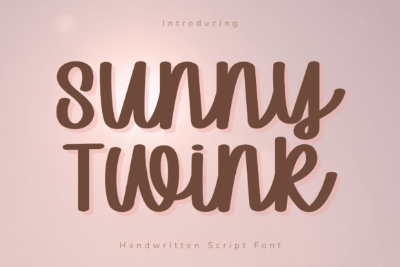Sunny Twink: A Friendly Script for Modern Designers