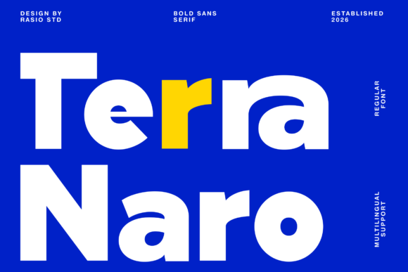 Terra Naro: The Bold Sans Serif for Modern Impact
