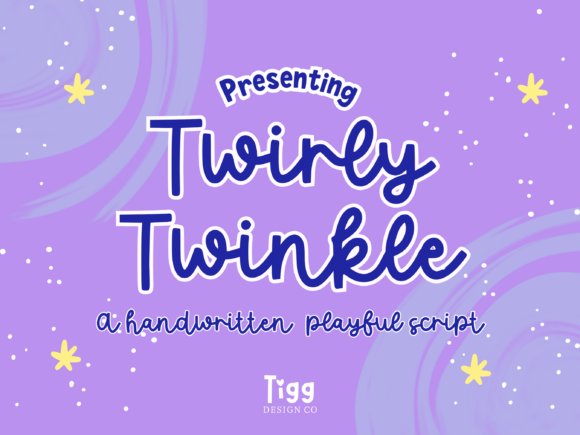 Twirly Twinkle: The Playful Script Font That Softens Your Brand