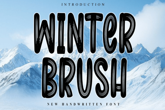 Winter Brush: A Modern Script Font for Branding